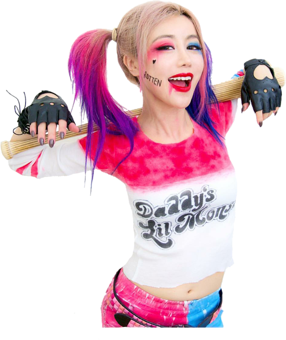 wengie-harleyquinn-freetoedit-sticker-by-lorena-voineag